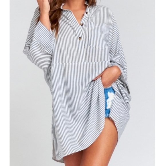 Show Me Your MuMu Tops - SOLD-Show Me Your Mumu Oversize Popover Tunic